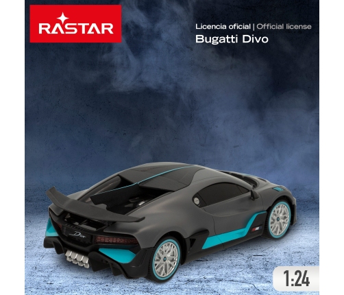 Radiovadāmā mašīna BUGATTI DIVO 1:24 6 virz. , baterijas, 6+ CB46985