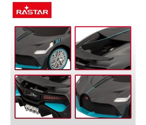 Radiovadāmā mašīna BUGATTI DIVO 1:24 6 virz. , baterijas, 6+ CB46985