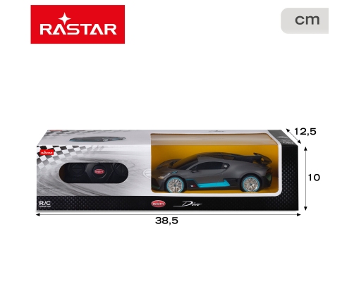 Radiovadāmā mašīna BUGATTI DIVO 1:24 6 virz. , baterijas, 6+ CB46985