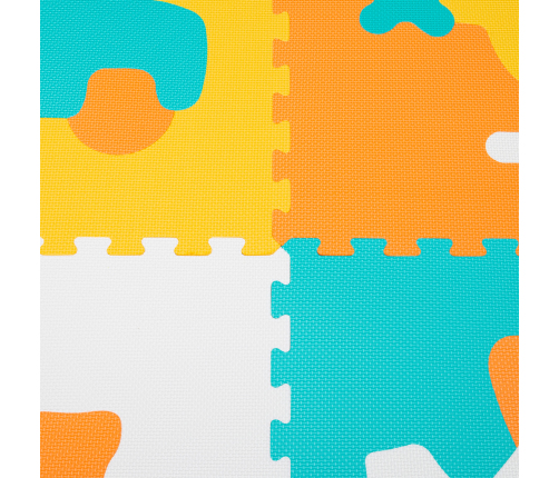 Paklājiņš puzle zīdaiņiem, Transports, 4 dab. (60 x 60 cm katrs), Eva gumija, +10 mēn. CB47156