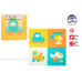 Paklājiņš puzle zīdaiņiem, Transports, 4 dab. (60 x 60 cm katrs), Eva gumija, +10 mēn. CB47156