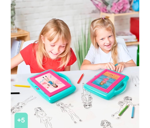 Tērpu modelē&scaron;anas komplekts Fashion artist 5+ CB47265