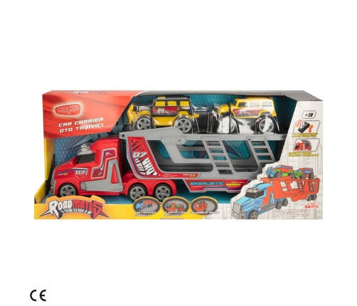 Авто трейлер с машинами, инерция 47 cm CB47277