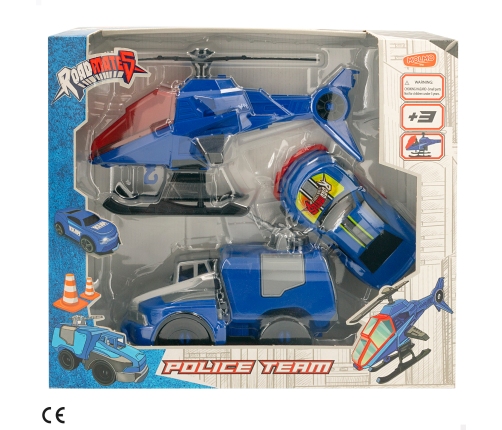 Полицейской машина, автоцистерна, вертолет CB47281