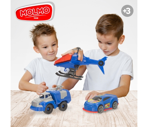 Полицейской машина, автоцистерна, вертолет CB47281