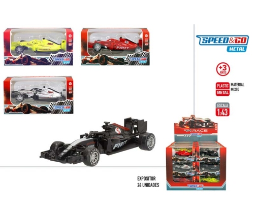 Машина металлическая Формула разные 13 cm CB47473