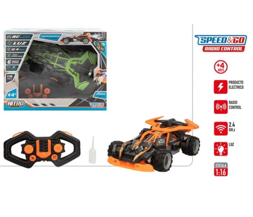 Радиоуправляемая машина Nitro Real Smoke 4+ CB47529