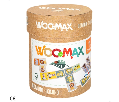 Koka domino 28 elementi ar bildēm Dzīvnieki 24 m+ CB47573