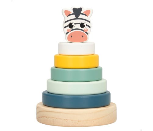 Деревянная пирамида с фигурами 12m+ CB47583