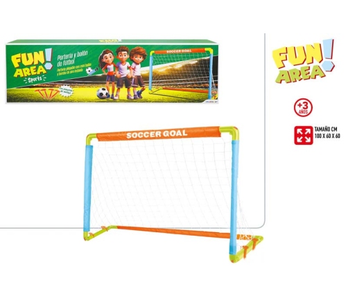 Складные футбольные ворота 100x60x60 см CB Sport 3+ CB47692