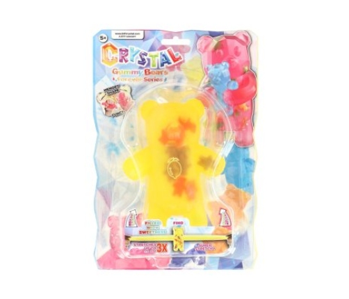 Elastīga figūriņa 14cm Stretchapalz Crystal Gummy Bears Series dažādas CB47716