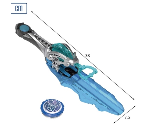 Spēle ar uzvelkamo vilciņu Infinity NADO uzlabotā pakotne ar Gold Warrior Phoenix Kids 5+ CB48089