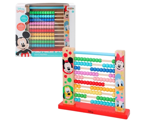 Деревянные развивающие счеты Микки Disney Baby от 12 месяцев+ CB48708
