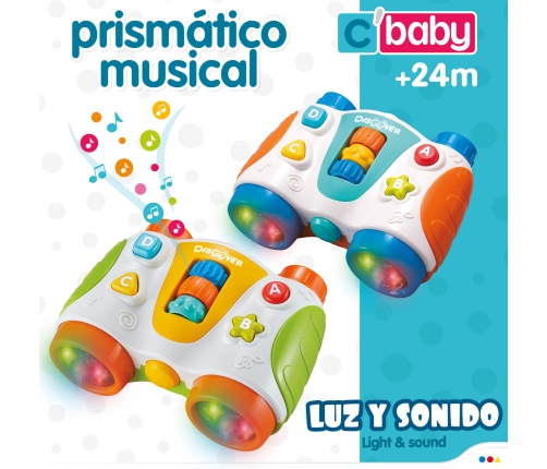 Бинокль со светом и звуком