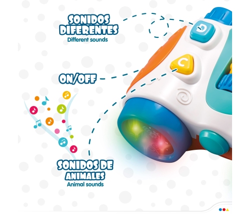 Бинокль со светом и звуком