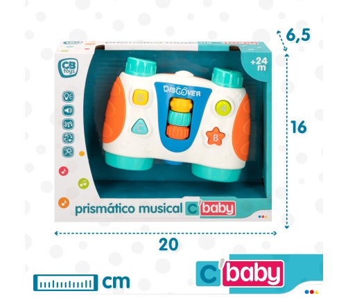 Бинокль со светом и звуком