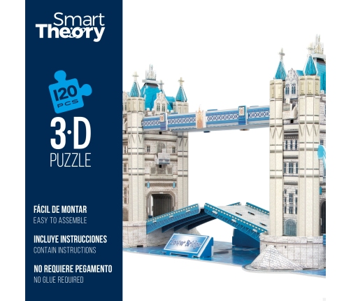 Пазл 3Д Тауэрский мост 120 деталей  3+ CB49657