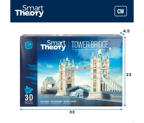 Пазл 3Д Тауэрский мост 120 деталей  3+ CB49657