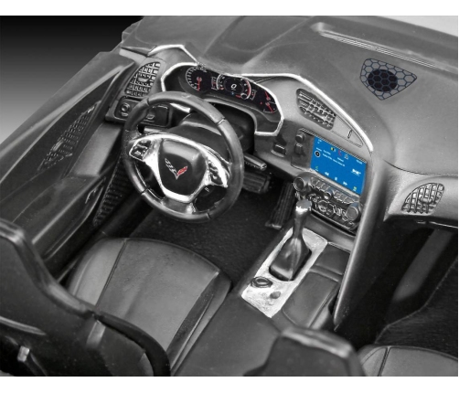 Модель 2014 Corvette Stingray - Easy Click System 1:24 38 шт. Revell 10+ 07449