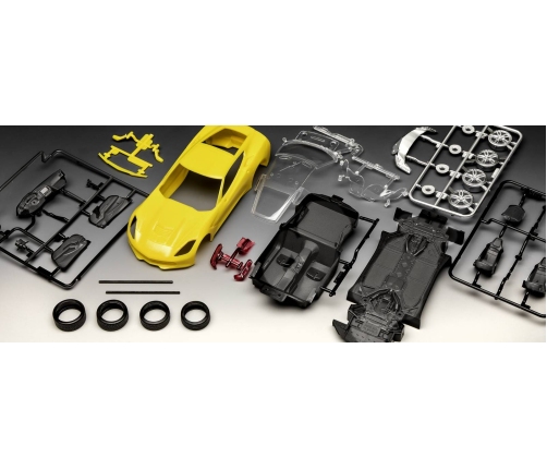 Модель 2014 Corvette Stingray - Easy Click System 1:24 38 шт. Revell 10+ 07449