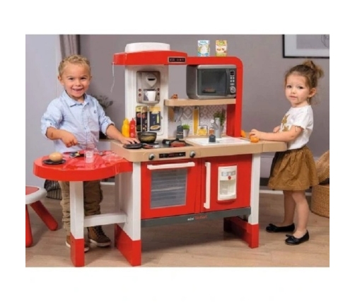 Bērnu virtuves plīts ar piederumiem Smoby Tefal Evolutionary Kitchen Gourmet ar cepeškrāsni augstums 134 cm 312302