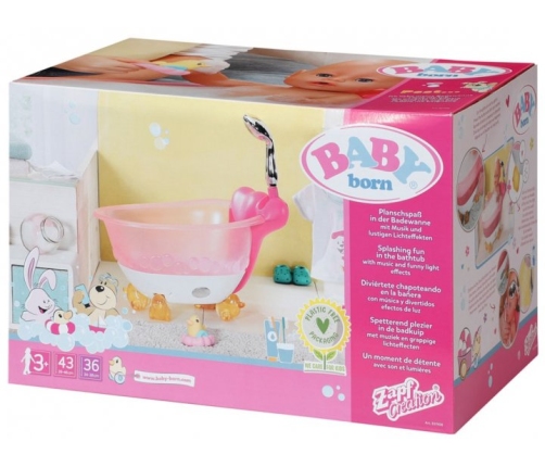 Baby born - Zapf Lelles vanna (skaņa, gaisma, ūdens) 831908