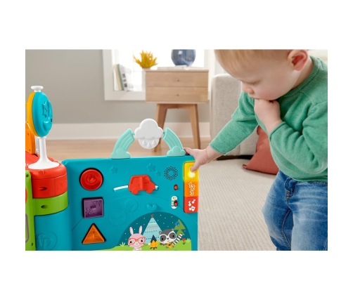 Liela izglītojoša grāmata 2in1 RU Fisher price Sit-to-Stand Giant Activity Book HCL02