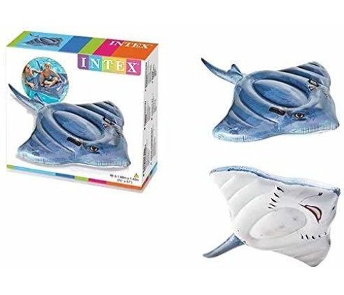 Piepūšama zivis matracis 188x145 cm 3+ 57550