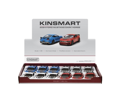 Metāla auto modelis  2024 Ford Mustang Dark Horse 1:38 KT5455