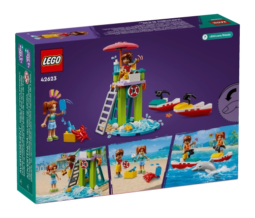 Lego Friends Pludmales ūdens motocikls 84 gb. 5+ 42623