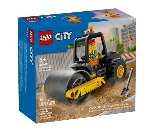 Lego City Celtniecības ceļa veltnis 78 gb. 5+ 60401
