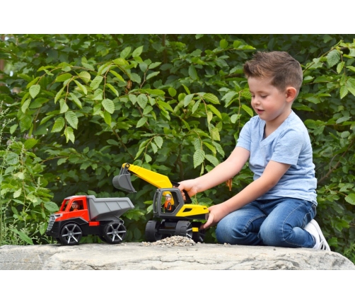 Экскаватор с человечком Truxx2 27 см  (прорезин.колеса, в коробке)  L04511