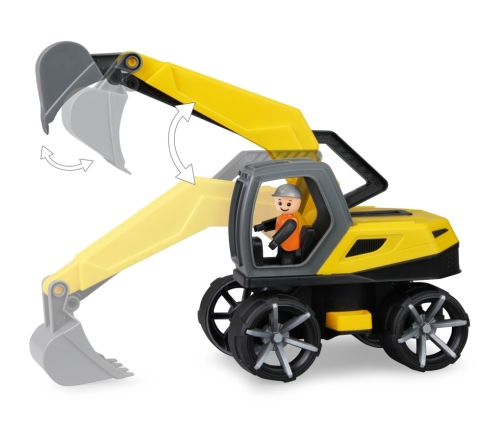 Экскаватор с человечком Truxx2 27 см  (прорезин.колеса, в коробке)  L04511