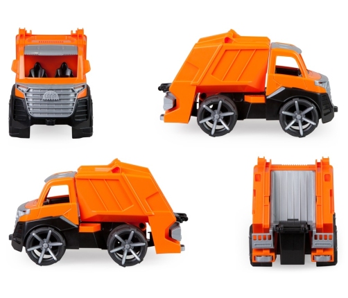 Мусорная машина с человечком Truxx2 33 см  (прорезин.колеса, в коробке)  L04534