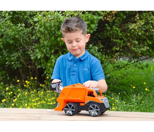 Мусорная машина с человечком Truxx2 33 см  (прорезин.колеса, в коробке)  L04534