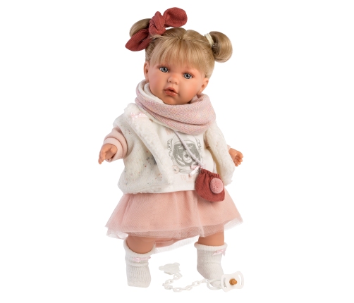 Lelle Julia 42 cm ar mānekli, mīkstais ķermenis Spānija LL14202