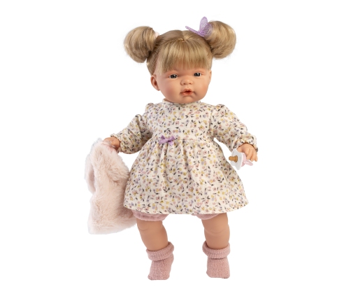 Кукла Джоэль 38 см, плачет, говорит, с соской, мягкое тело Испания LL38360