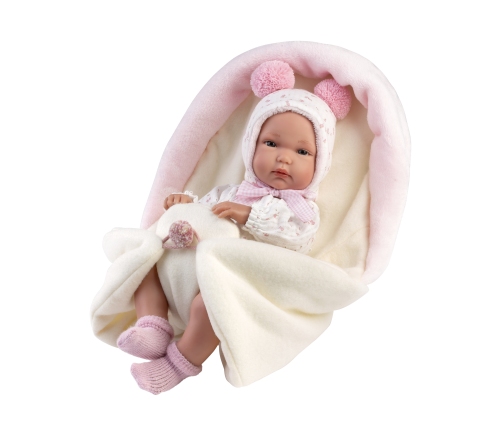 Кукла малышка Бимба 35 см на одеялке, c соской (виниловое тело) Испания LL63594