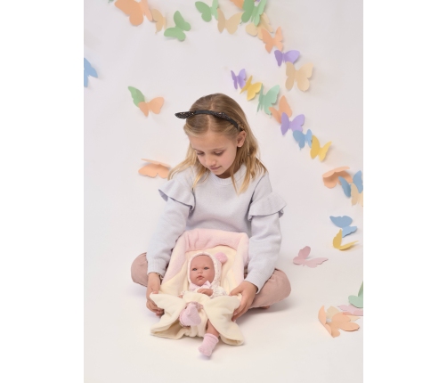 Кукла малышка Бимба 35 см на одеялке, c соской (виниловое тело) Испания LL63594