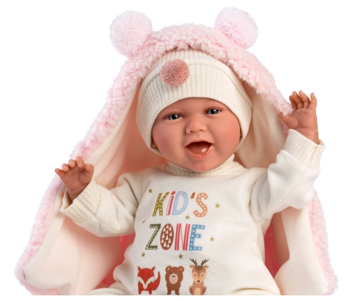 Кукла Мими 42 см (плачет, говорит, с соской, мягкое тело, cгибает руки/ноги) Испания LL74028