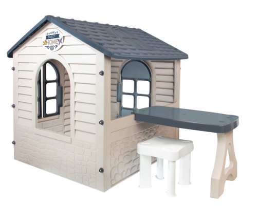 Bērnu dārza māja ar galdu un krēslu 122x175x120,5 cm 13010