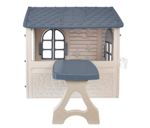 Bērnu dārza māja ar galdu un krēslu 122x175x120,5 cm 13010