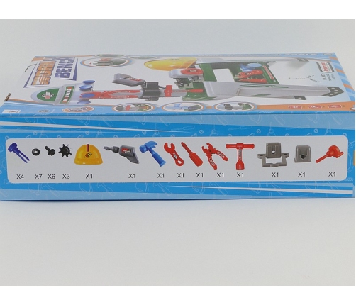 Рабочий стол с 37 принадлежностями  71x44x26 cm 428379