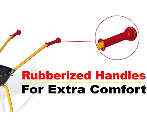 Ķerra metāla rollyMetallschubkarre CAT no 2.5 gadiem 80x38x41 cm 271818 Itālija