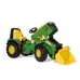 Traktors Bērniem ar pedāļiem un kausu RollyX-Trac Premium John Deere 8400R (3-10 gadi)