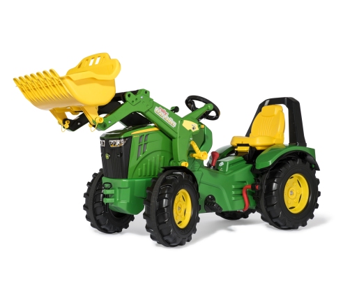 Traktors Bērniem ar pedāļiem un kausu RollyX-Trac Premium John Deere 8400R (3-10 gadi)