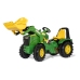 Traktors Bērniem ar pedāļiem un kausu RollyX-Trac Premium John Deere 8400R (3-10 gadi)