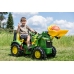 Traktors Bērniem ar pedāļiem un kausu RollyX-Trac Premium John Deere 8400R (3-10 gadi)
