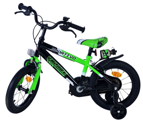 Bērnu velosipēds 14 collas Volare Sportivo (2 rokas bremzes, uz 85% salikts) (3.5-5 gadiem) VOL31479
