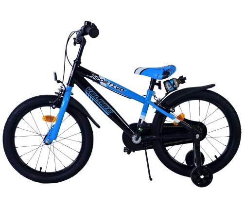 Bērnu velosipēds 18 collas Sportivo (2 rokas bremze, uz 85% salikts) (4-7 gadiem) VOL31877